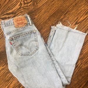 Vintage Levi’s raw hem size 31